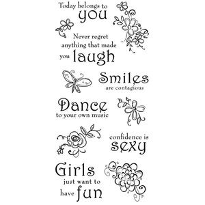 Inkadinkado Thoughts for the Day Stamp Set